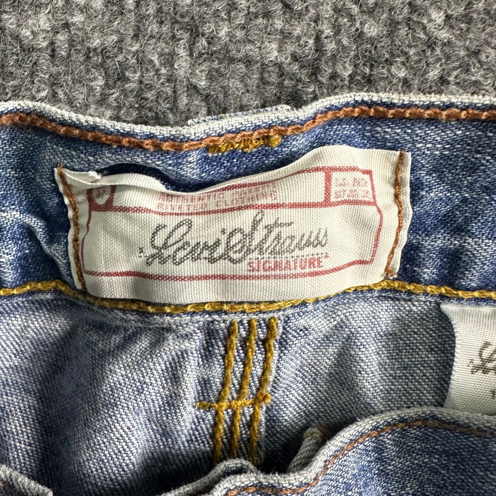 Levi Strauss Carpenter Jeans Mens Size 38x32 Blue Denim Light Wash Utility Work - Picture 6 of 9